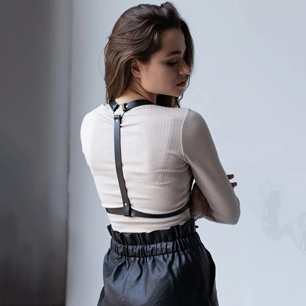 Sabuk Pinggang Kulit PU Fashio - Leather Work Harness ulasan dan harga