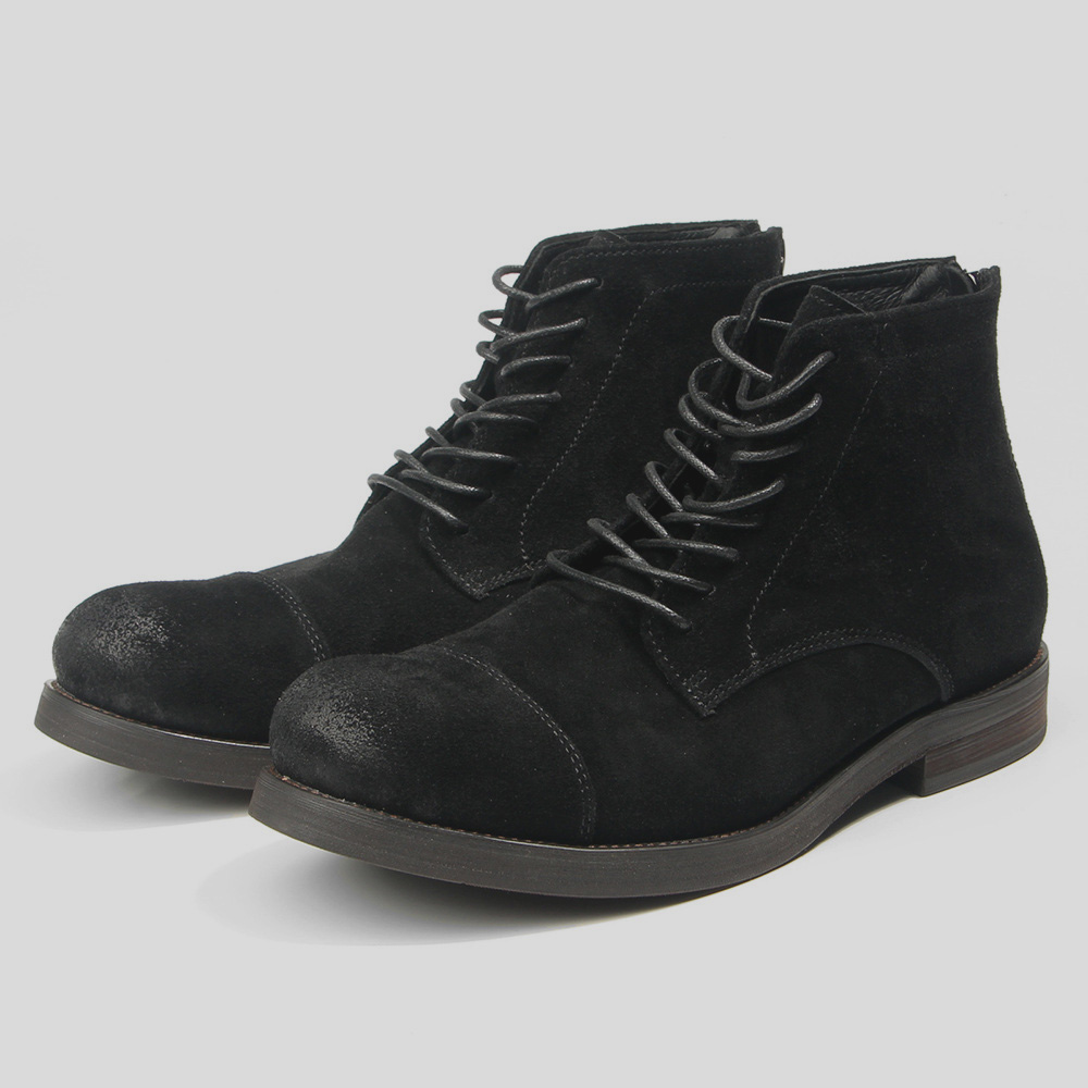 EAGSITY Sepatu Bot Pria Antik  - Leather Work Oxfords ulasan dan harga