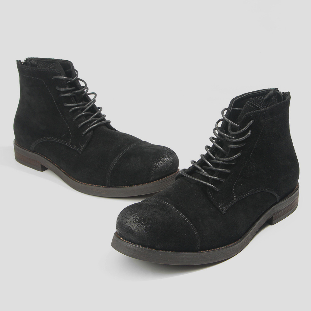 EAGSITY Sepatu Bot Pria Antik  - Leather Work Oxfords ulasan dan harga
