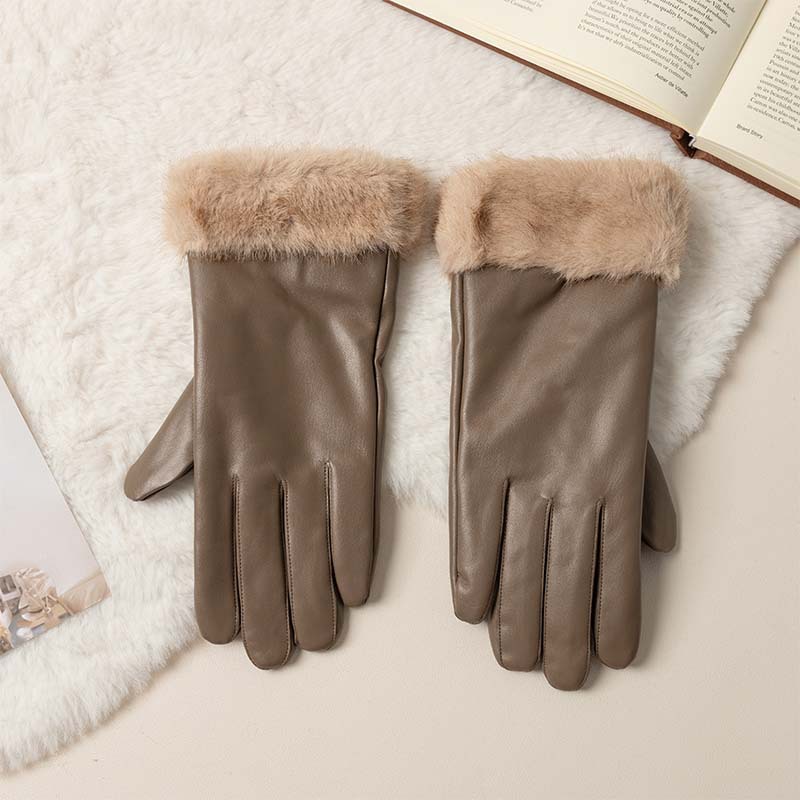Sarung Tangan Kulit Mao Kou PU - Leather Work Winter Gloves ulasan dan harga