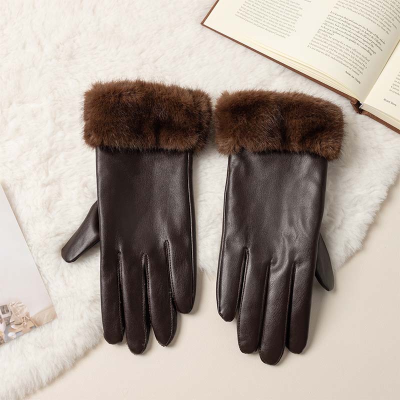Sarung Tangan Kulit Mao Kou PU - Leather Work Winter Gloves ulasan dan harga