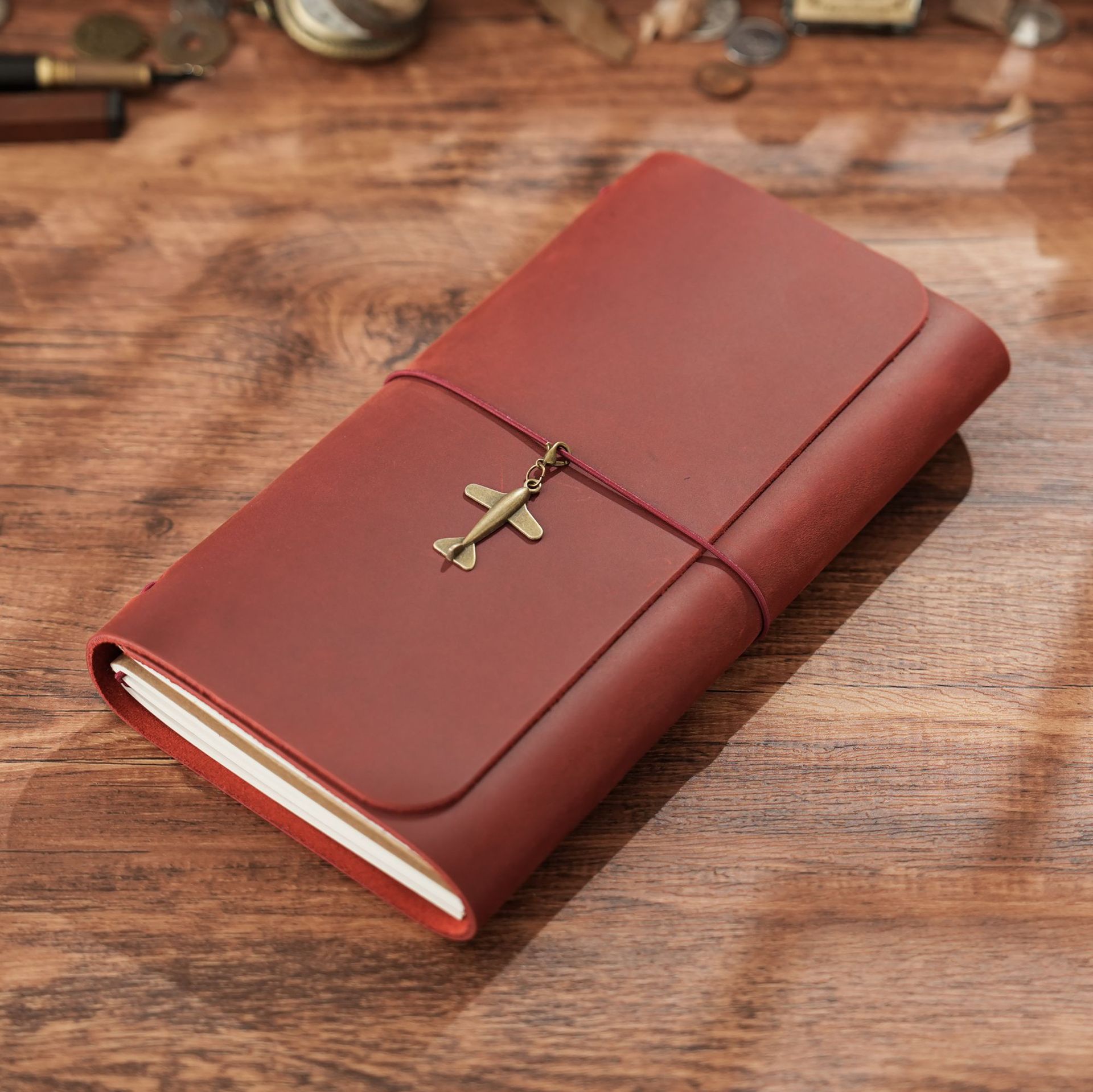 Buku Catatan Perjalanan Lipat  - Leather Work Diary ulasan dan harga