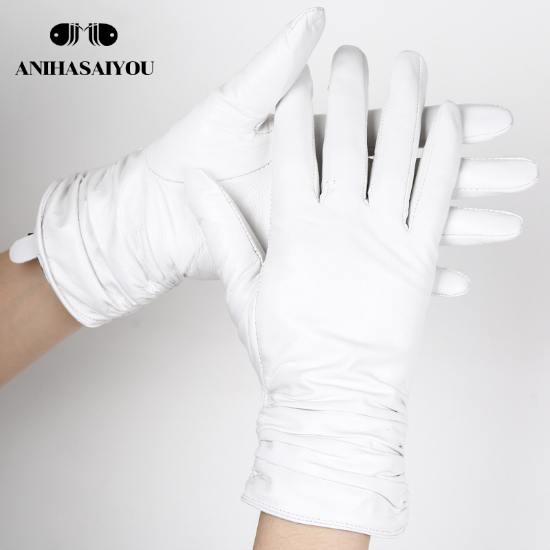 Sarung Tangan Putih Nyaman Mod - Leather Work Winter Gloves ulasan dan harga