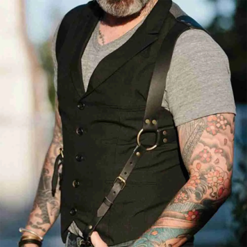 Sabuk suspender pria tali kuli - Leather Work Harness ulasan dan harga