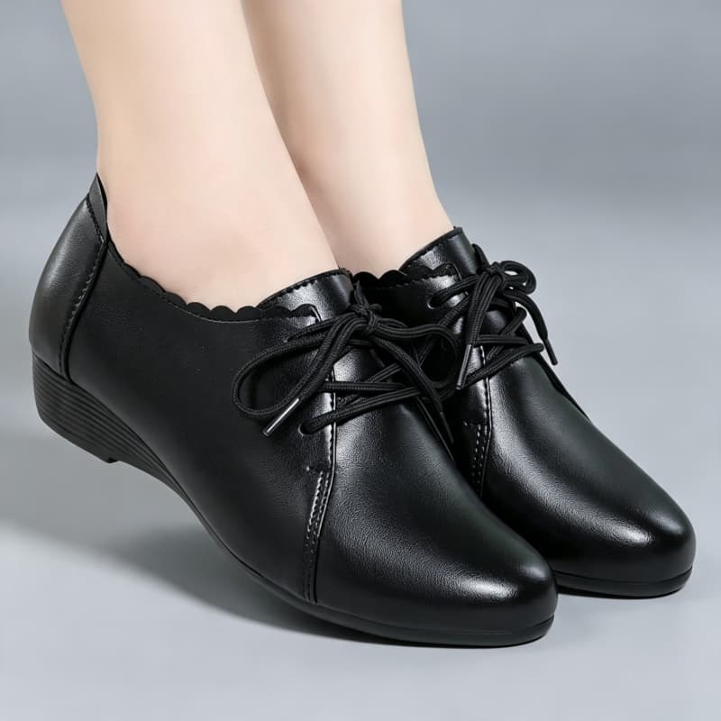 Sepatu Oxford Nyaman Ukuran Be - Leather Work Oxfords ulasan dan harga