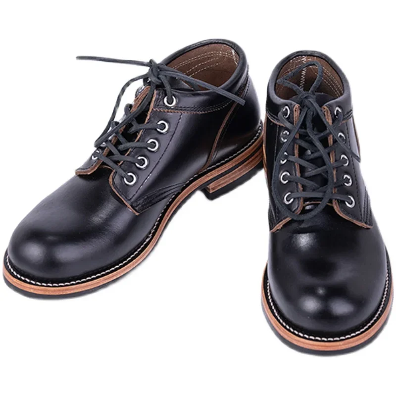 Black Tea Core sepatu bot kerj - Leather Work Youtube ulasan dan harga