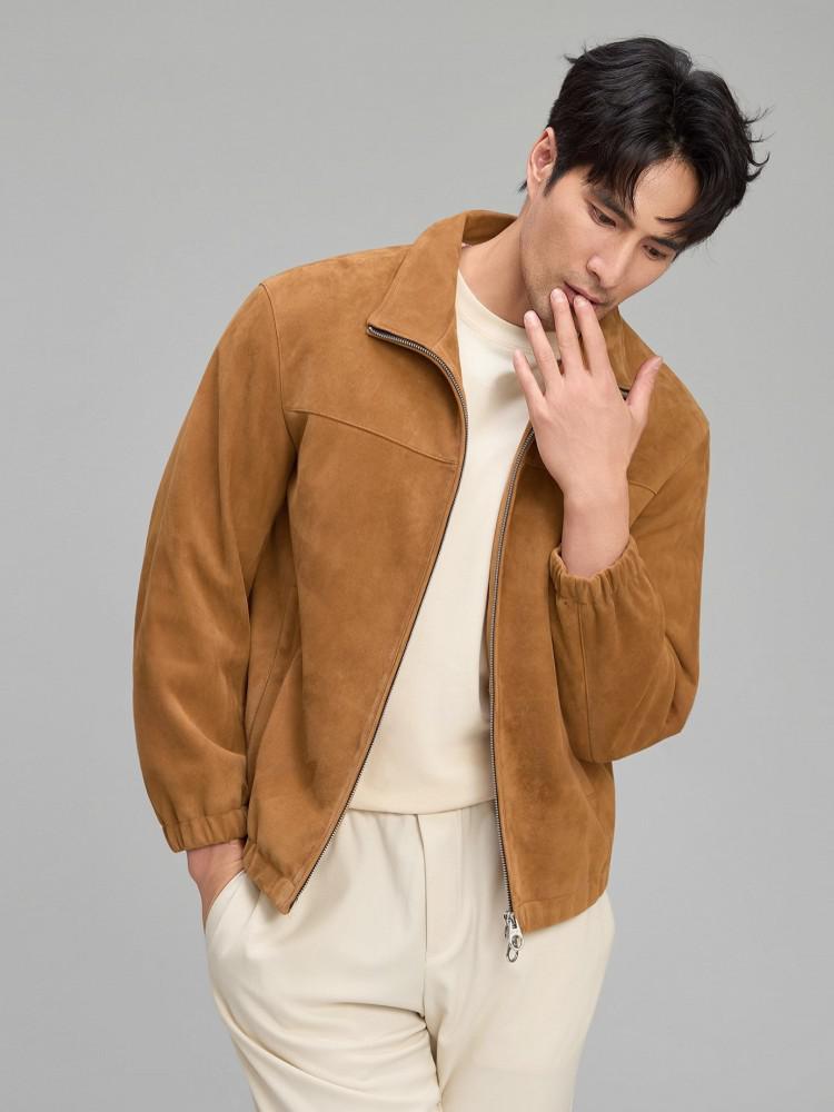 Jaket Kulit Suede Asli Pria Me - Leather Work For Kids ulasan dan harga