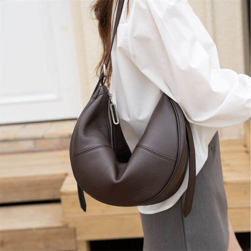 Tas Hobo Kulit Asli BURMINSA,  - Leather Work Handbags For Women ulasan dan harga