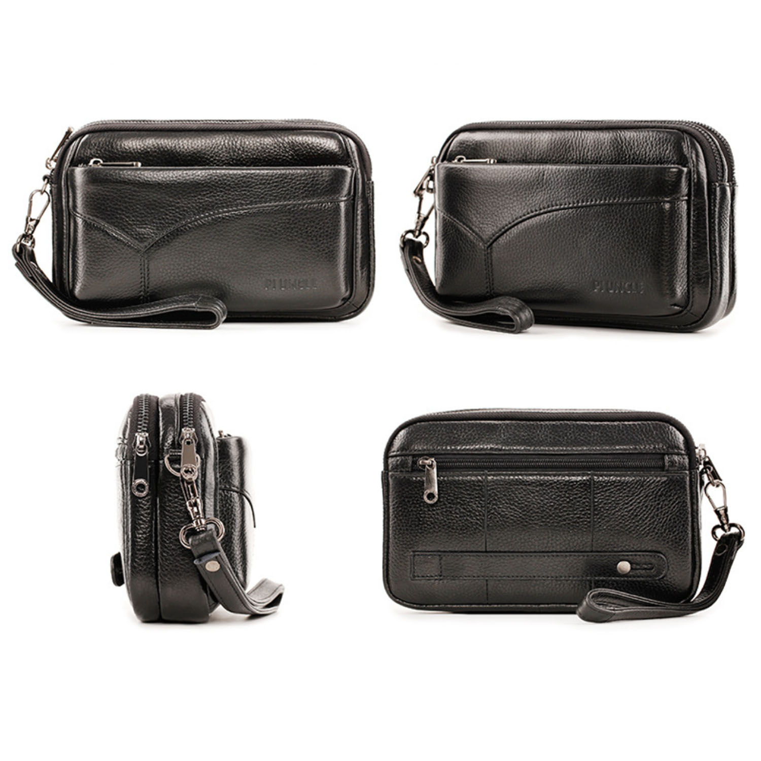 Tas Clutch Bisnis Kulit Asli P - Leather Work Bag Mens ulasan dan harga