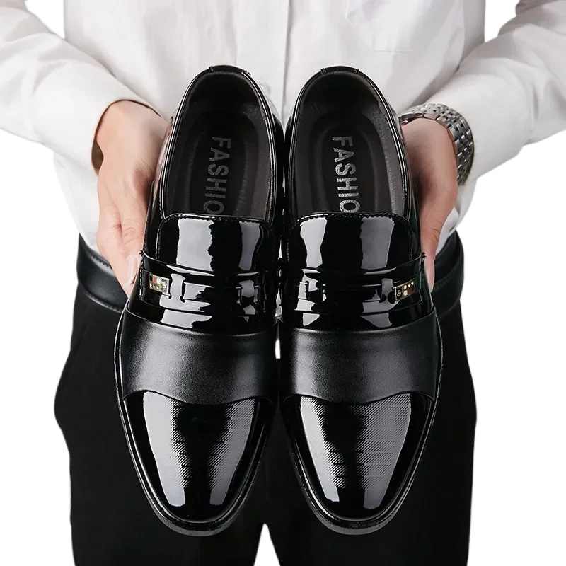 Sepatu Kulit Pria untuk Pria K - Leather Work Oxfords ulasan dan harga