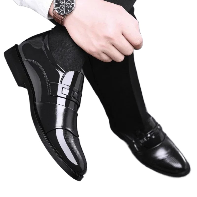 Sepatu Kulit Pria untuk Pria K - Leather Work Oxfords ulasan dan harga