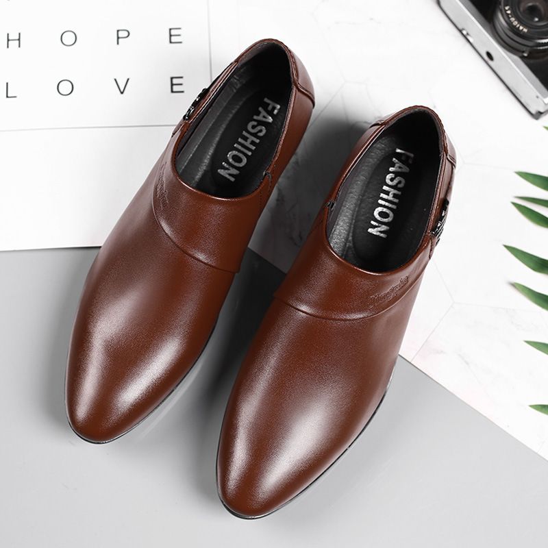 Sepatu Kulit Oxford untuk Pria - Leather Work Oxfords ulasan dan harga