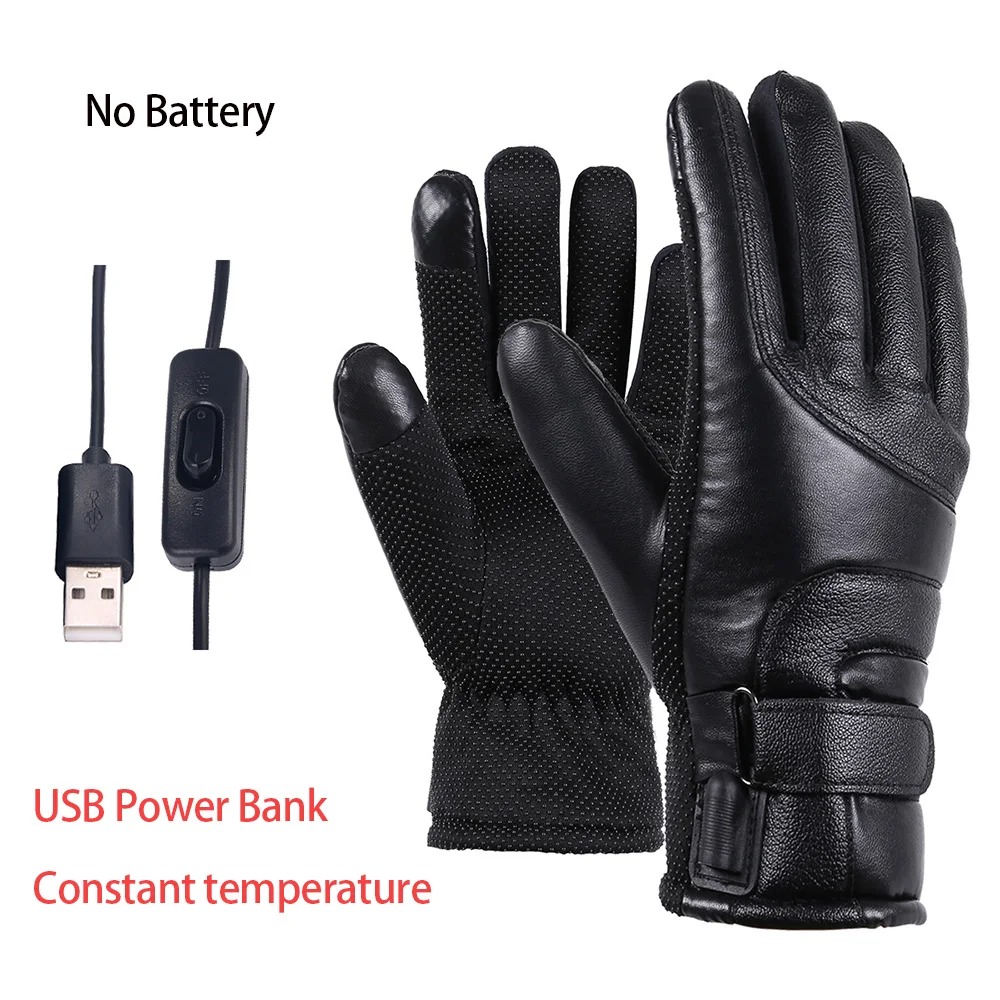 Sarung Tangan Ski Elektrik Pem - Leather Work Winter Gloves ulasan dan harga