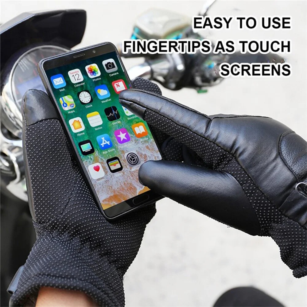 Sarung Tangan Ski Elektrik Pem - Leather Work Winter Gloves ulasan dan harga