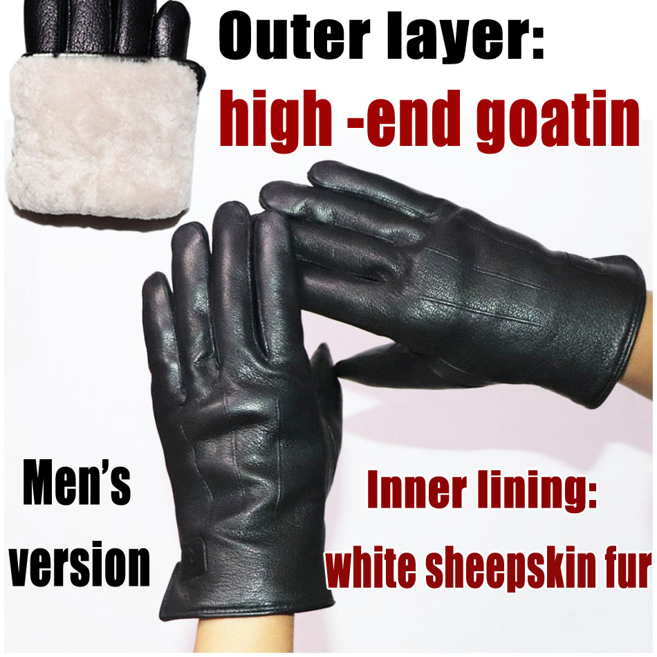 Tekstur Kulit Rusa Pria dan Wa - Leather Work Winter Gloves ulasan dan harga