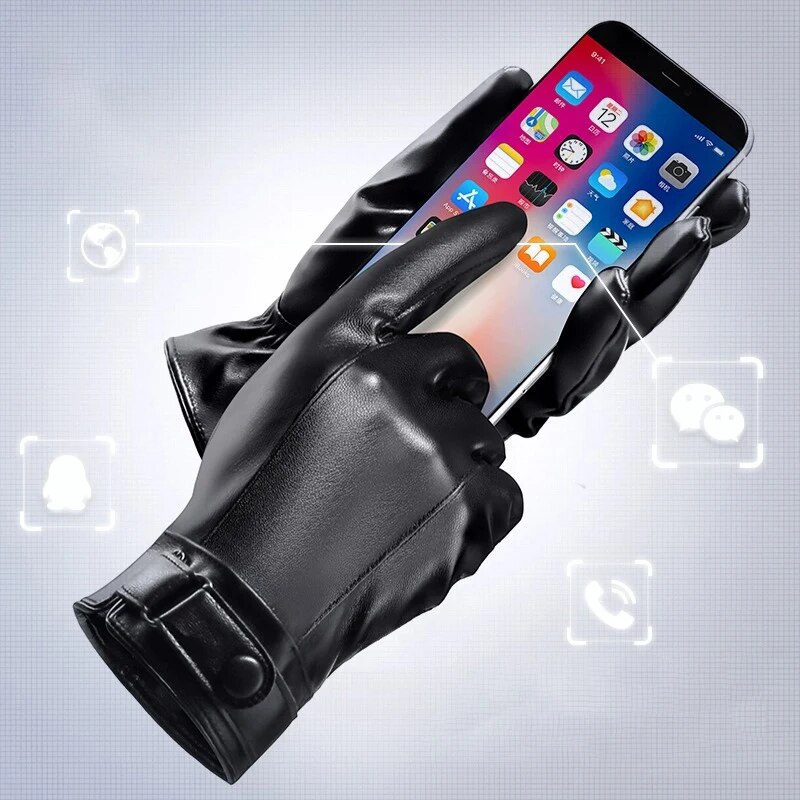 Sarung tangan bersepeda musim  - Leather Work Winter Gloves ulasan dan harga