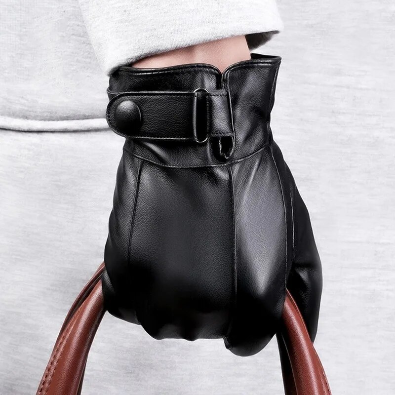 Sarung tangan bersepeda musim  - Leather Work Winter Gloves ulasan dan harga