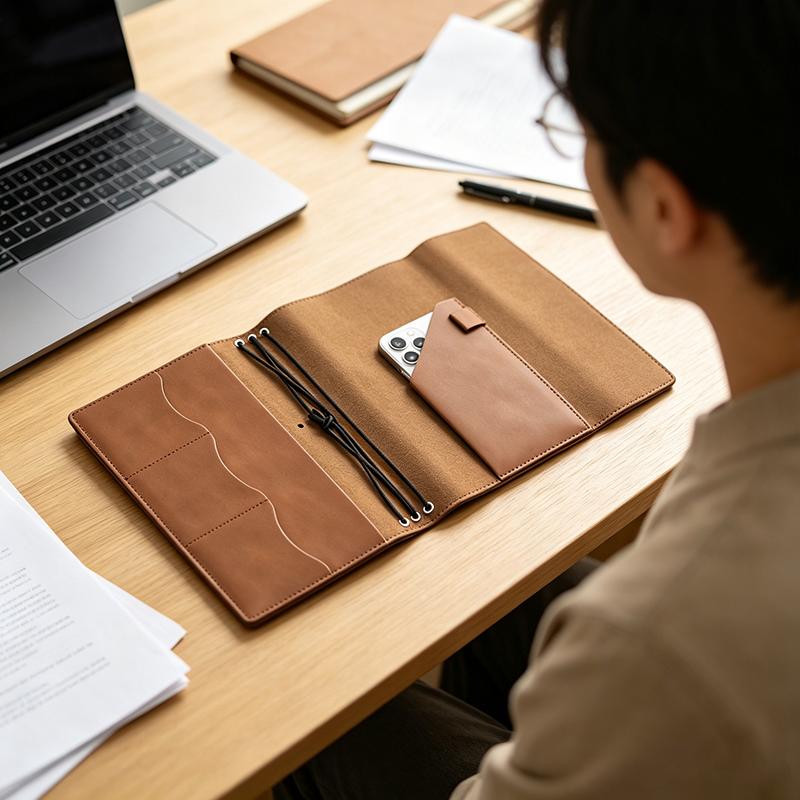 Binder Organizer Kulit Crazy H - Leather Work Diary ulasan dan harga
