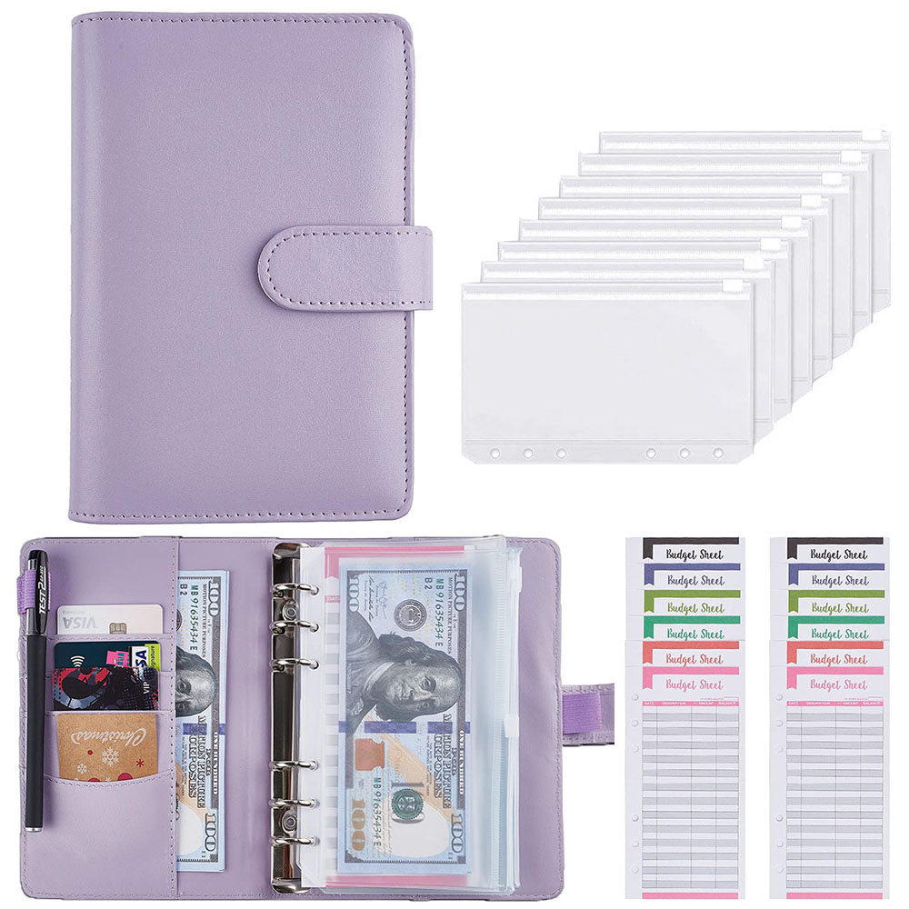 2024 A6 Set sistem amplop uang - Leather Work Diary ulasan dan harga