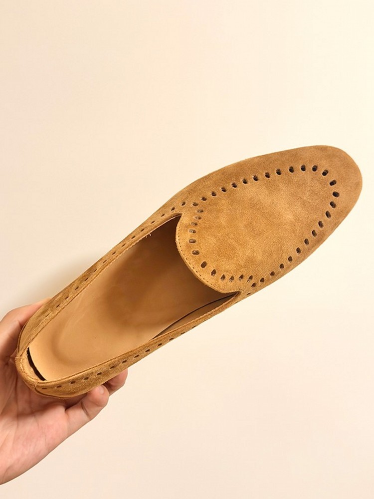 Sepatu Kasual Pria Model Slip  - Leather Work For Kids ulasan dan harga