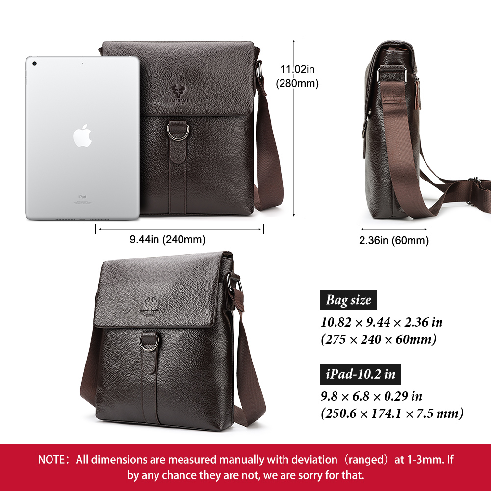 HUMERPAUL 2023 Tas Pria Fashio - Leather Work Bag Mens ulasan dan harga