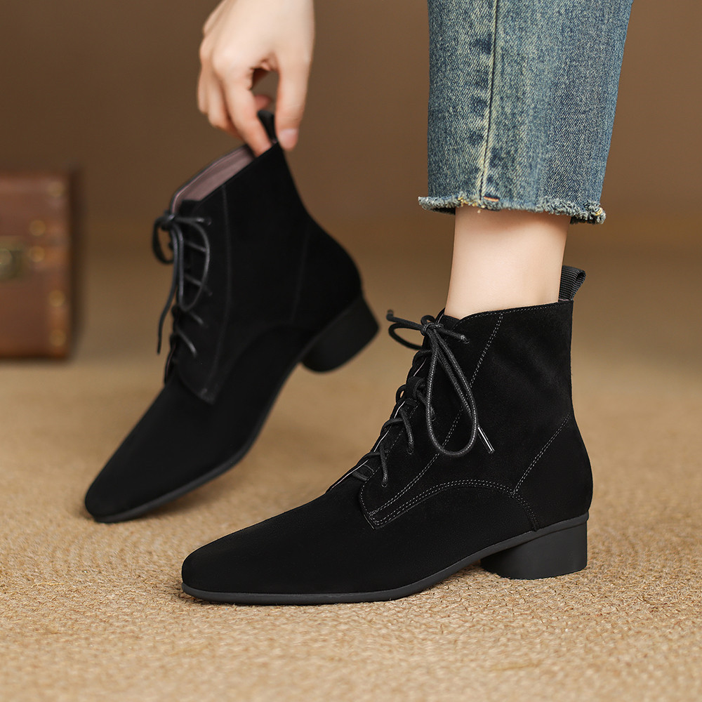 Aucegi Sepatu Bot Ankle Sederh - Leather Work For Kids ulasan dan harga