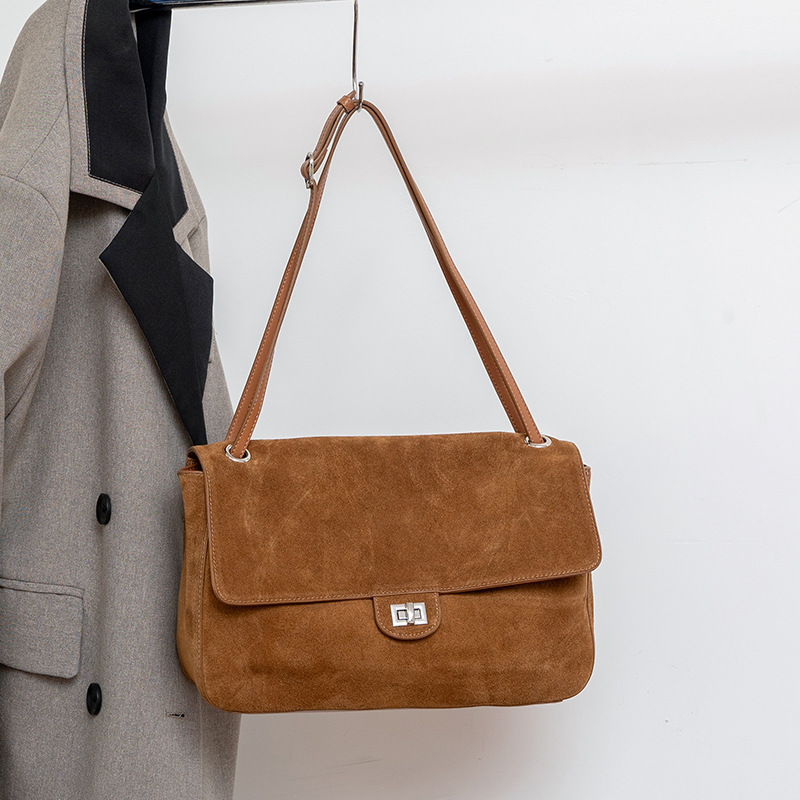 Tas Selempang Kulit Suede Asli - Leather Work Handbags For Women ulasan dan harga