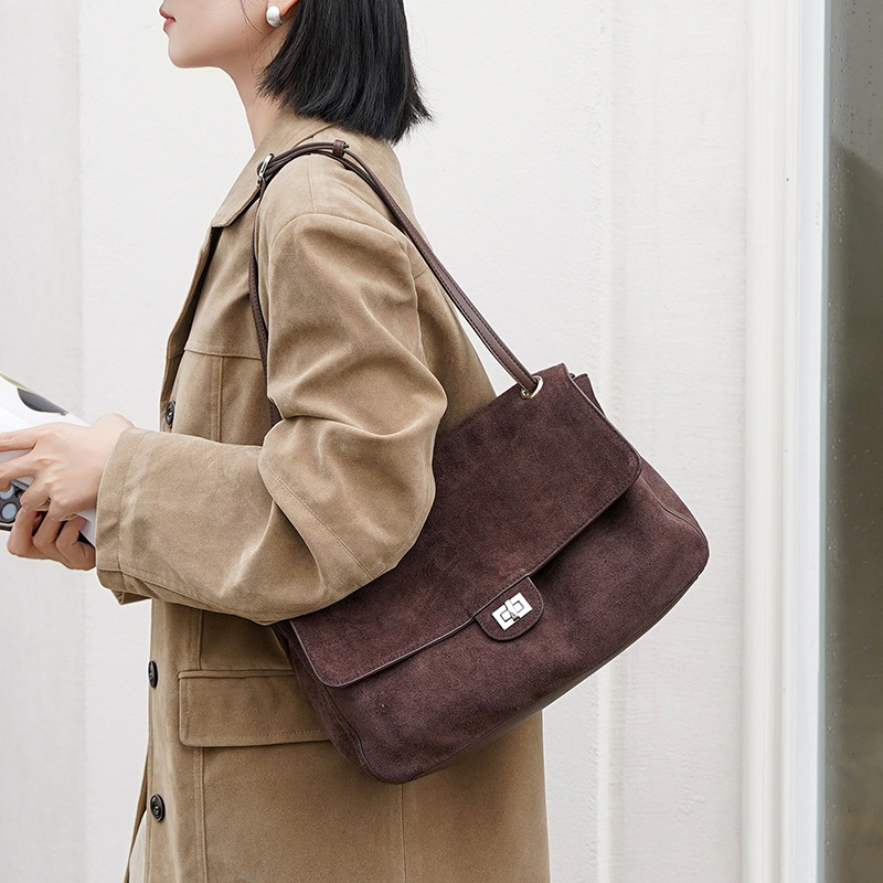Tas Selempang Kulit Suede Asli - Leather Work Handbags For Women ulasan dan harga