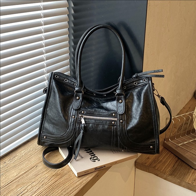 Tas Tangan Sepeda Motor Retro  - Leather Work Handbags For Women ulasan dan harga