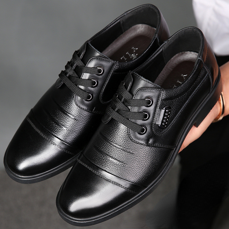 Sepatu Bisnis Formal Kulit Asl - Leather Work Oxfords ulasan dan harga