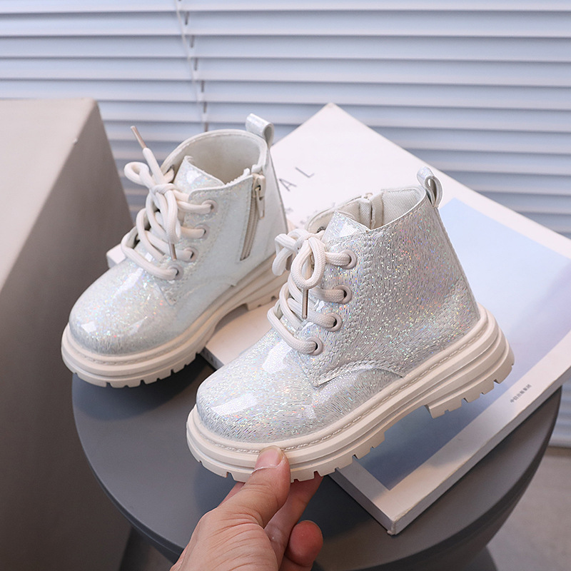 Sepatu Bot Pendek Kulit PU Ber - Leather Work For Kids ulasan dan harga