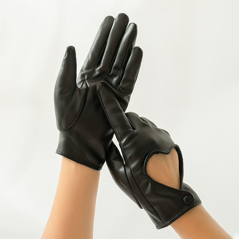 Sarung Tangan Kulit PU Hati Pe - Leather Work Winter Gloves ulasan dan harga