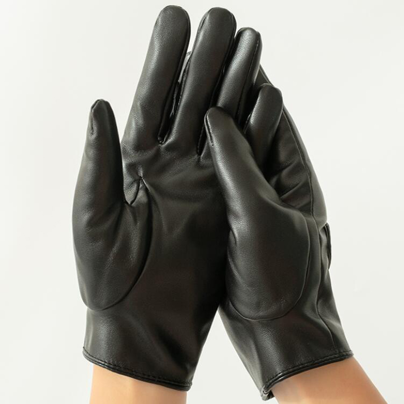 Sarung Tangan Kulit PU Hati Pe - Leather Work Winter Gloves ulasan dan harga